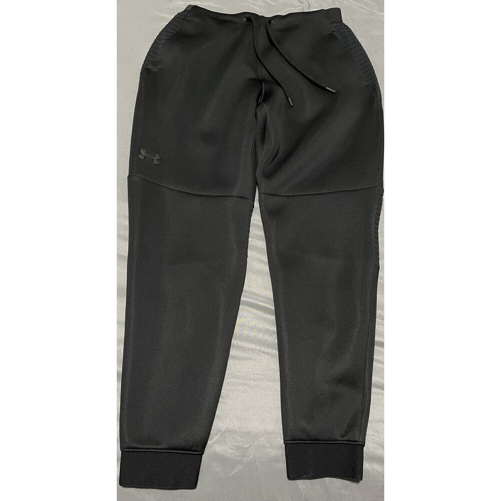 Under Armour Unstoppable Move tapered joggers in black Size L
